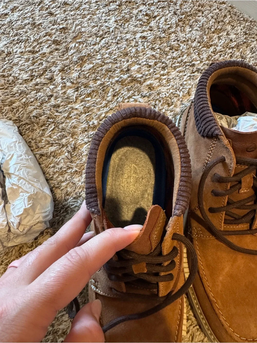 Clarks classic brown